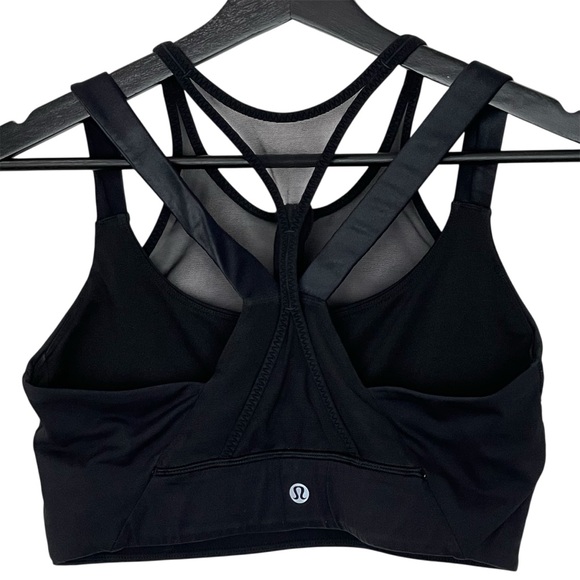 Lululemon Ready, Set, Sweat Bra Black Size 8 - Picture 7 of 10